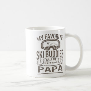 Ski Buddies Pappa Skiing Goggles Snowboarding Gran Kaffemugg