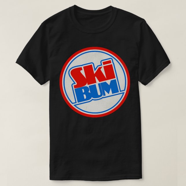 Ski Bum T Shirt (Design framsida)