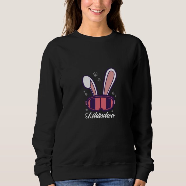 Ski Bunny German T Shirt (Framsida)