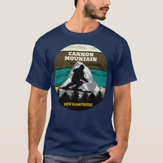 Ski Cannon Mountain Ski Slopes New Hampshire T Shirt