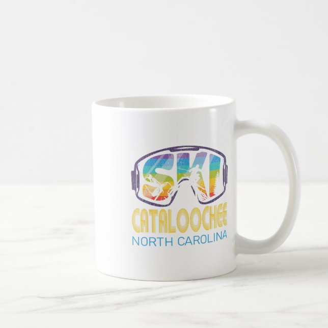 Ski Cataloochee North Carolina Skiing Vacation Kaffemugg (Höger)