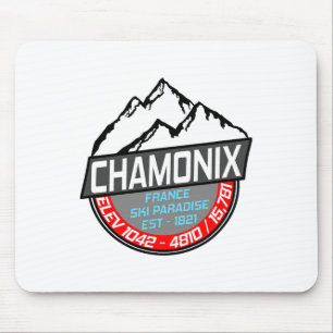Ski Chamonix T Shirt Mont Blanc Frankrike Skiing P Musmatta