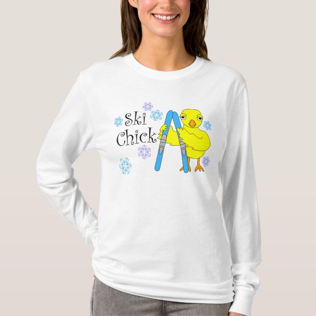 Ski-Chick T Shirt (Framsida)