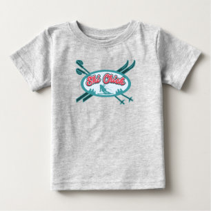 Ski Chicka Snowboard Nöje Nyhet T Shirt