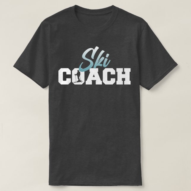 Ski Coach Skiing Skier Snowboard Winter Sports Gra T Shirt (Design framsida)