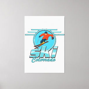 ski Colorado logotyp Canvastryck