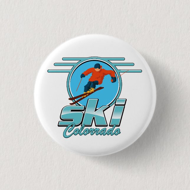 ski Colorado logotyp Knapp (Framsida)