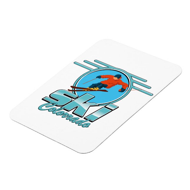ski Colorado logotyp Magnet (Vänstra Sidan)