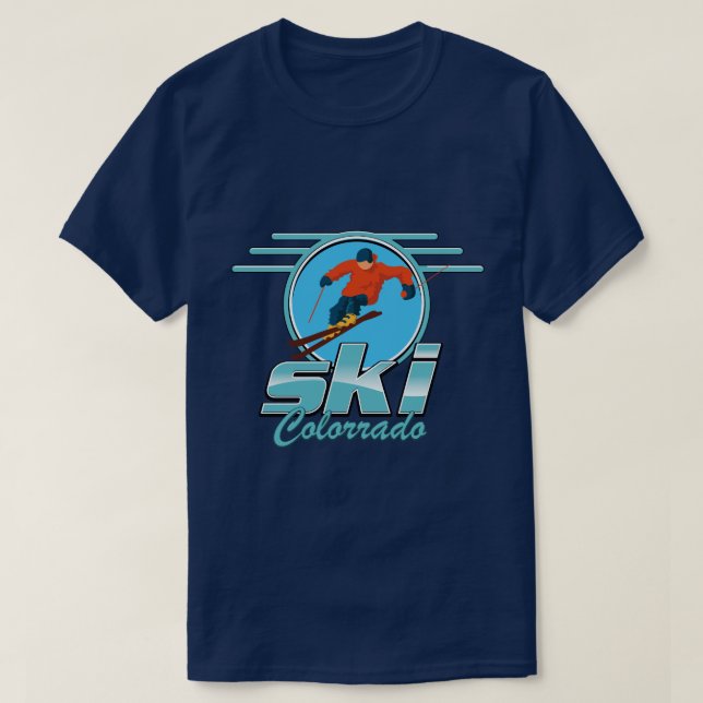 ski Colorado logotyp T Shirt (Design framsida)