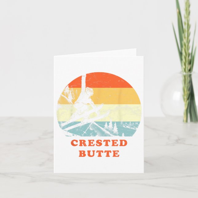 Ski Crested Butte Kort (Framsida)