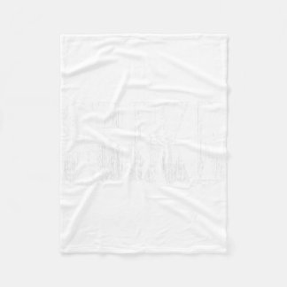 Ski Cross country Skiing Vintage Winter Sport for Fleecefilt