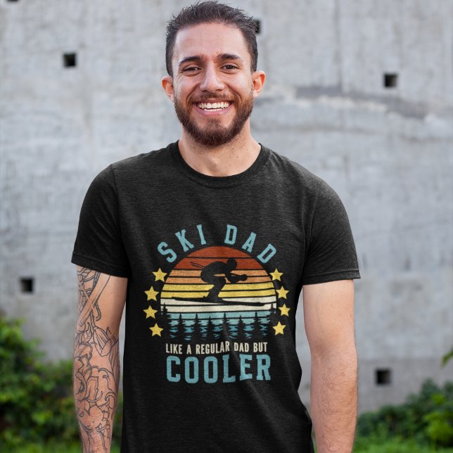Ski Dad Like a Regular Dad But Cooler T Shirt (Skapare uppladdad)