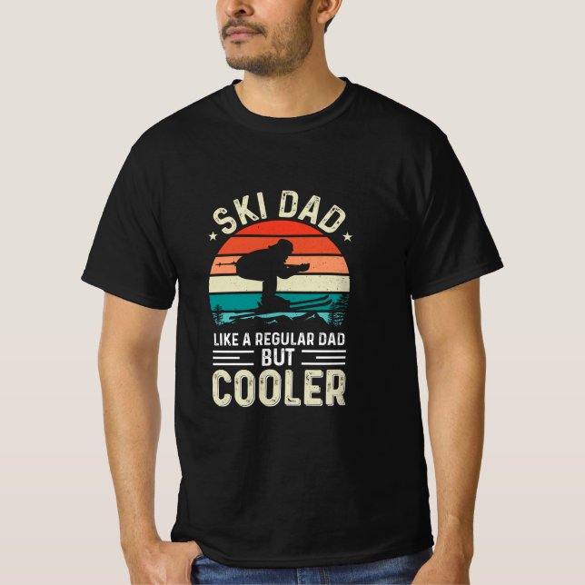 Ski Dad T Shirt (Framsida)