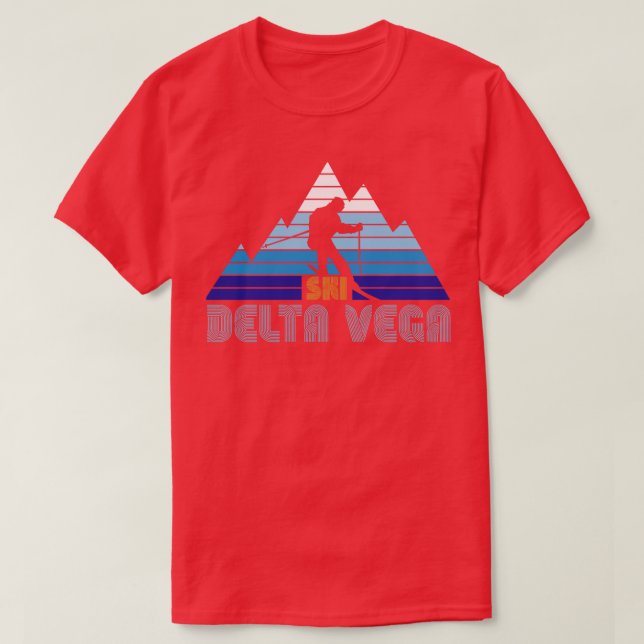 Ski Delta Vega 3 T Shirt (Design framsida)