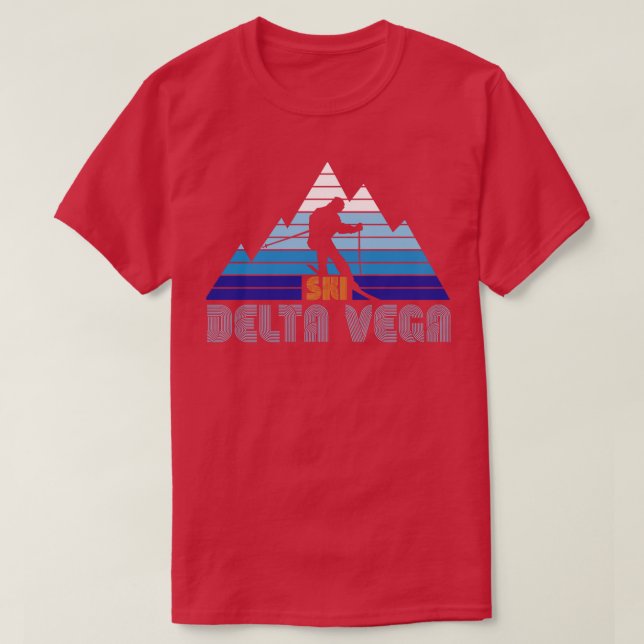 Ski Delta Vega 3 T Shirt (Design framsida)