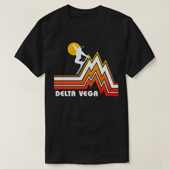 Ski Delta Vega 4 T Shirt (Design framsida)