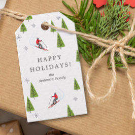 Ski Downhill Glad helg Presentetikett