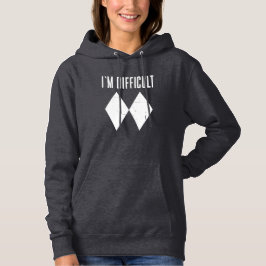 Ski Dubbla Diamond Winter Sports Jag är svår T Shirt