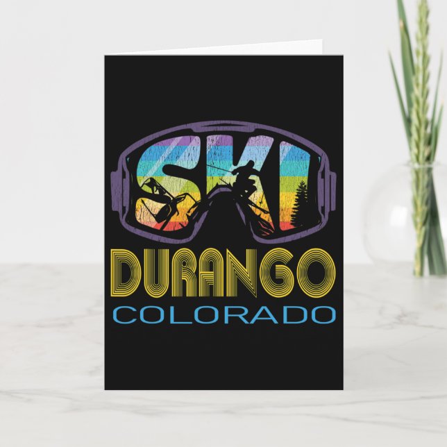 Ski Durango Colorado skidtur  Kort (Framsida)