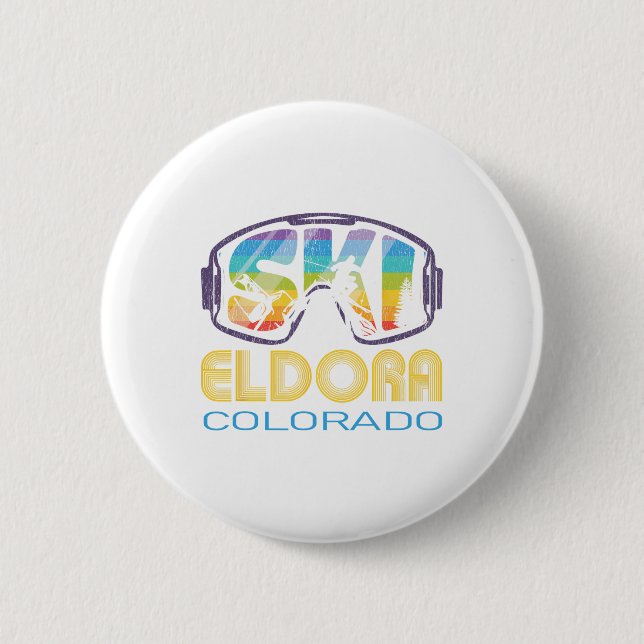 Ski Eldora Colorado Skiing Vacation Knapp (Framsida)