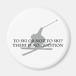 Ski eller inte Ski Magnet