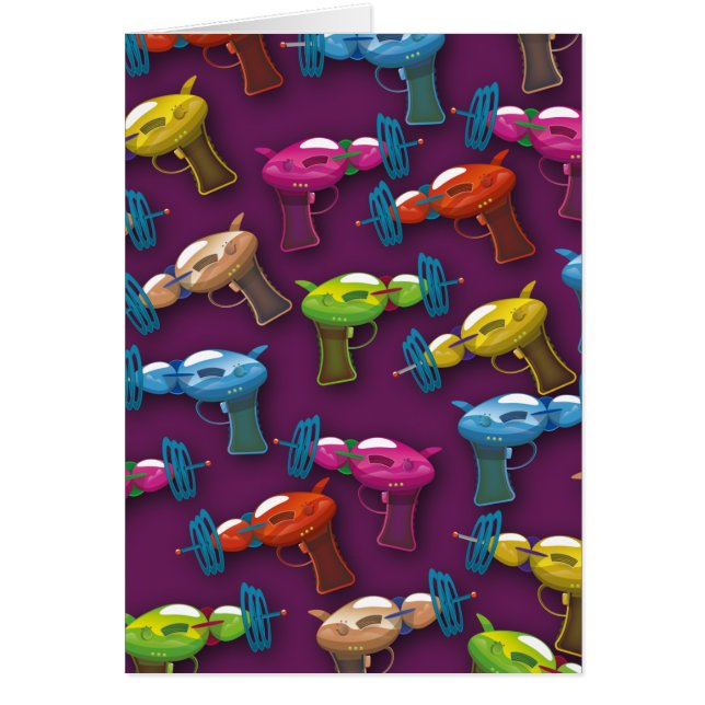 Ski-fi-gevär Hälsningskort (Framsidan)