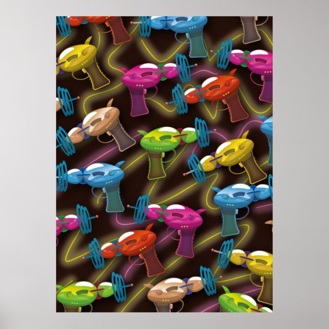 Ski-fi-gevär Poster (Framsidan)