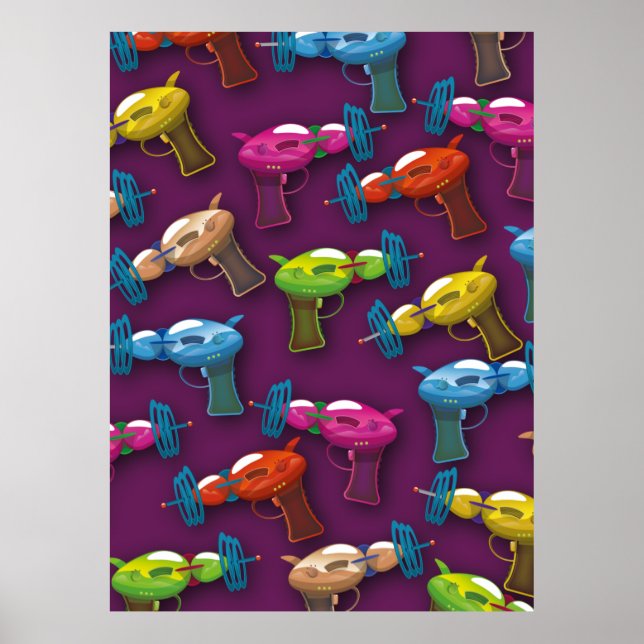 Ski-fi-gevär Poster (Framsidan)