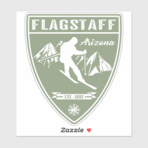 Ski Flagstaff Arizona Klistermärken