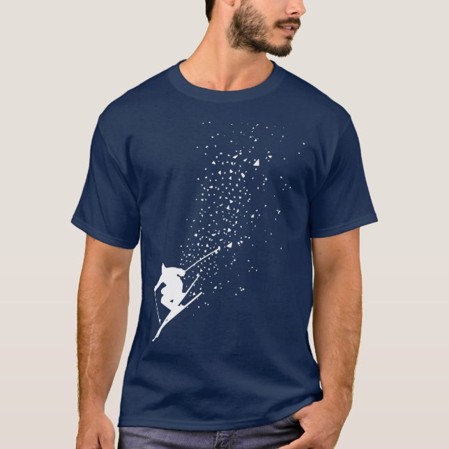 Ski Freestyle Skiing Freeski Winter Sports Gift T Shirt (Framsida)