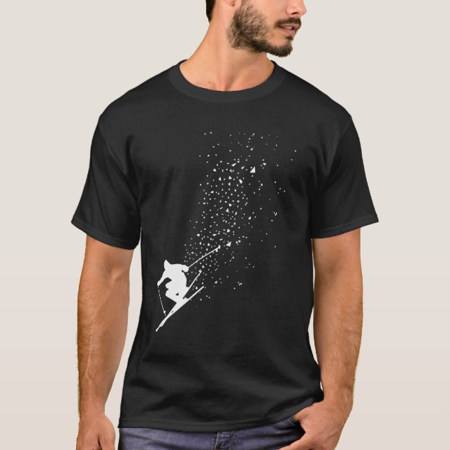 Ski - Freestyle Skiing Freeski Winter Sports Skier T Shirt (Framsida)