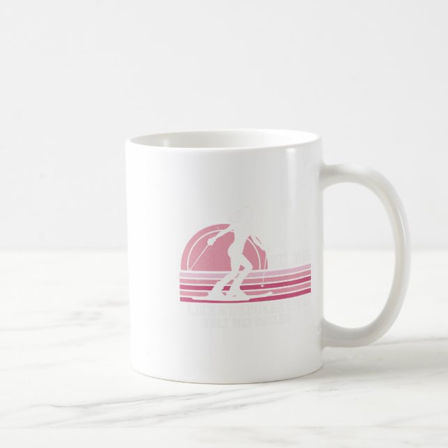 Ski Girl som en vanlig flicka... Kaffemugg (Höger)