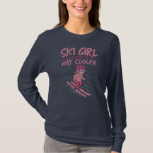 Ski Girl som en vanlig flicka, men som en kylare.