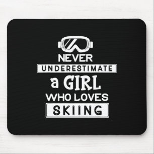 Ski Girl underskatta aldrig en flicka som Kärlek S Musmatta