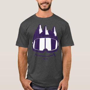 Ski-glasberg vintersport snö t shirt