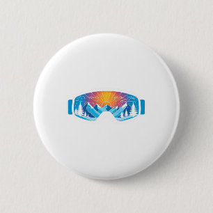 Ski Goggles Art Nature Mountain Minimalist Skiing Knapp