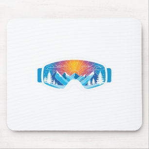Ski Goggles Art Nature Mountain Minimalist Skiing Musmatta