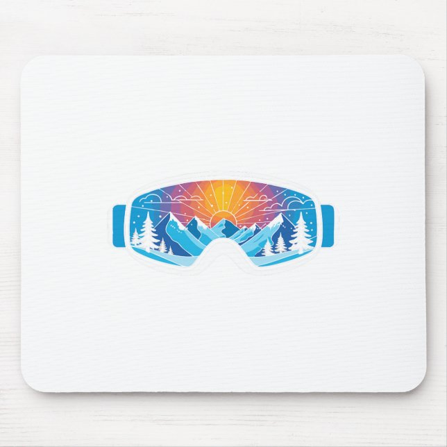 Ski Goggles Art Nature Mountain Minimalist Skiing Musmatta (Framsidan)