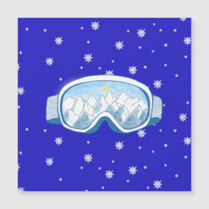 Ski Goggles med bergsreflexion