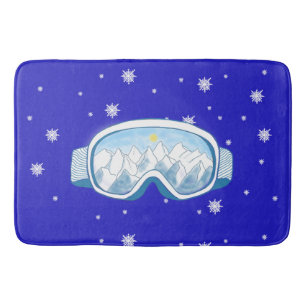 Ski Goggles Snowflake Dance Badrumsmatta