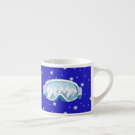 Ski Goggles Snowflake Dance Espressomugg