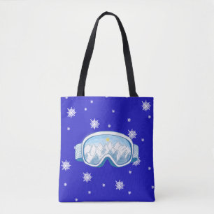Ski Goggles Snowflake Dance Tygkasse