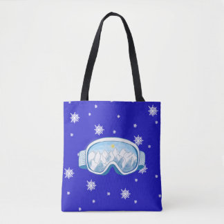 Ski Goggles Snowflake Dance Tygkasse
