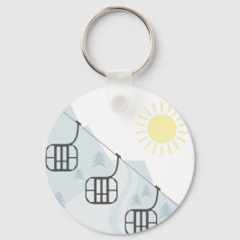 Ski Gondolas Nyckelring