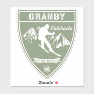 Ski Granby Colorado Klistermärken