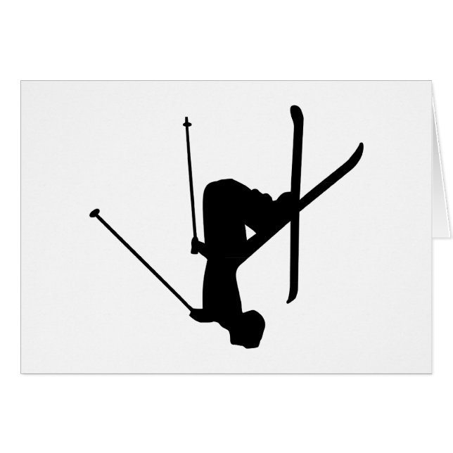 Ski Hälsningskort (Framsidan Horizontal)