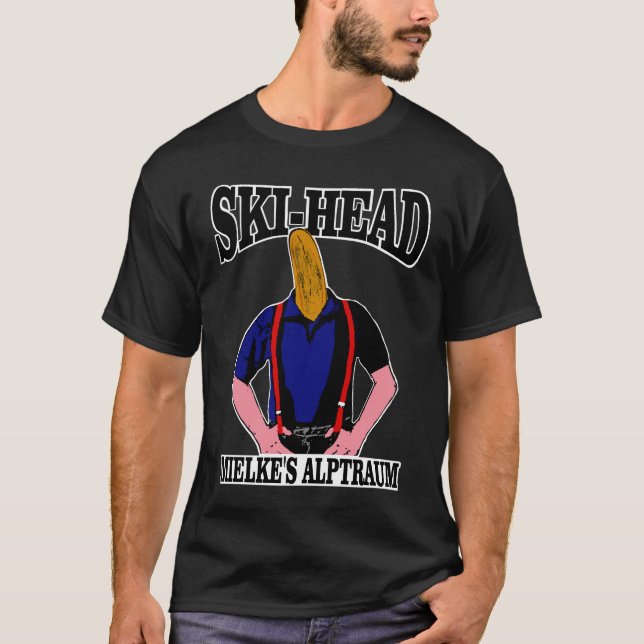 Ski-Head – Mielkes Alptraum Tee Shirt (Framsida)