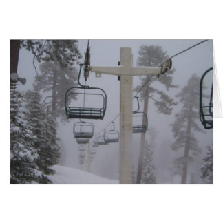 Ski Hiss Hälsningskort