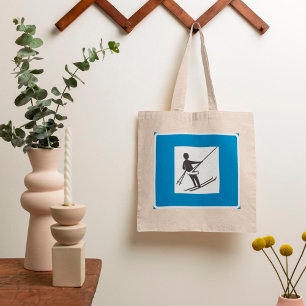 Ski Hiss Sign Tote Bag Tygkasse