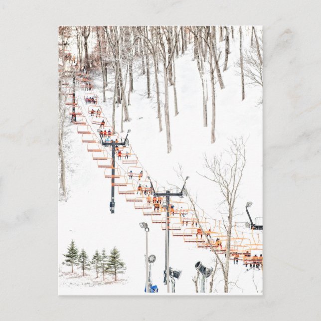 Ski Hiss Vykort (Framsida)